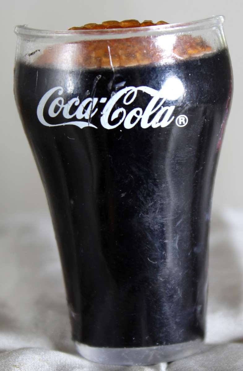 Miniature Coca Cola Fridge Magnet - Half Bottle - BID NOW!!!