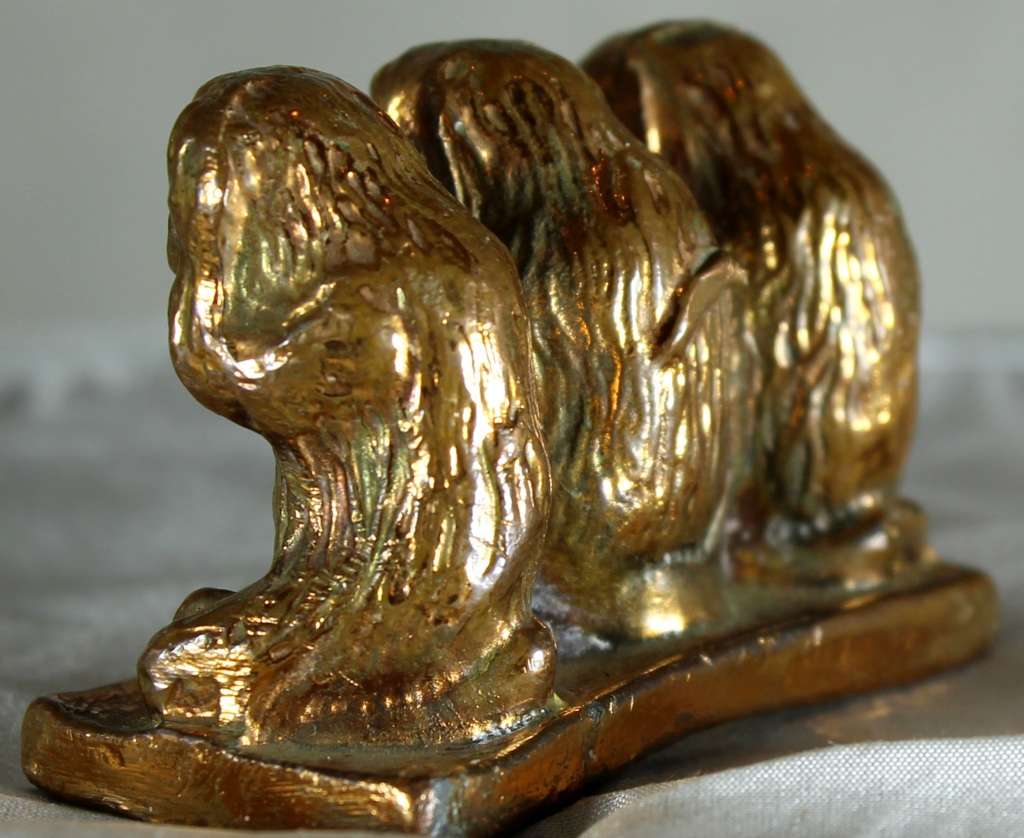 Miniature Copper Hear, See, Speak No Evil - BID NOW!!!