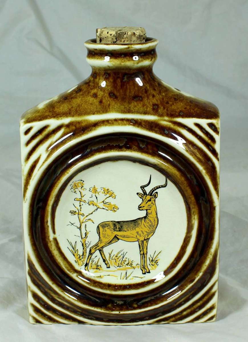 Crescent Ware Decanter - Kruger Park - BID NOW!!!