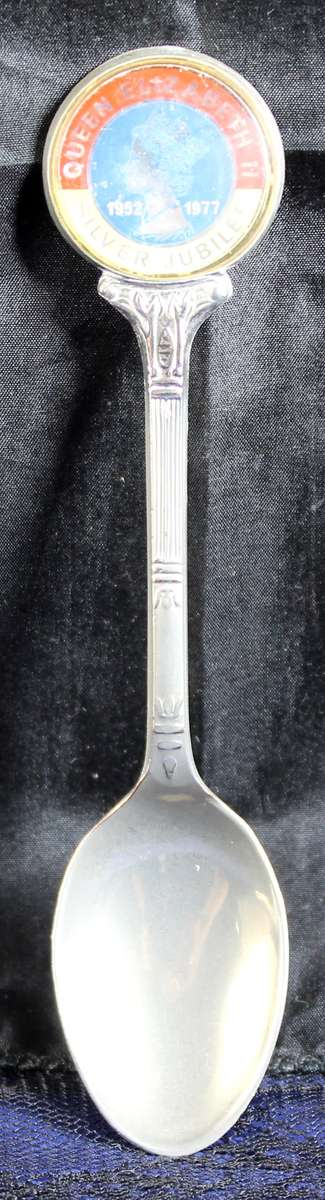 Souvenir Teaspoon - Queen Elizabeth Silver Jubilee