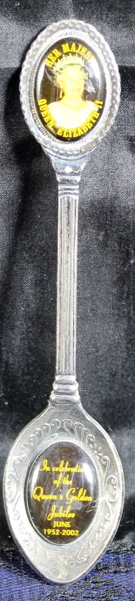 Souvenir Teaspoon - Queen Elizabeth Golden Jubilee