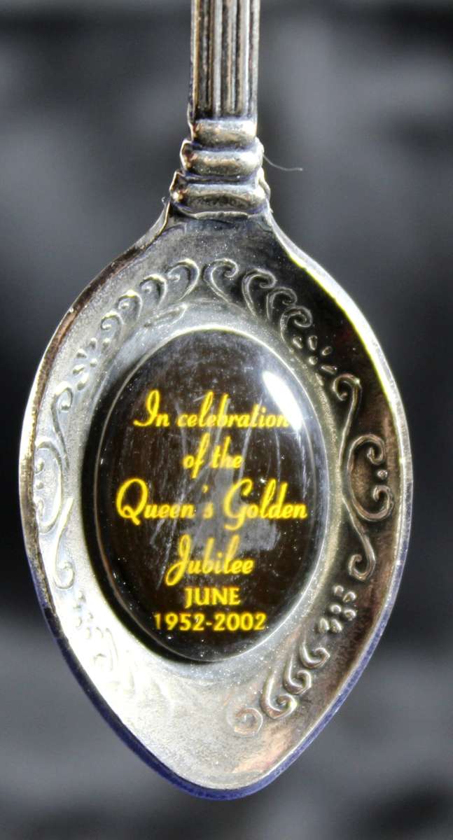 Souvenir Teaspoon - Queen Elizabeth Golden Jubilee
