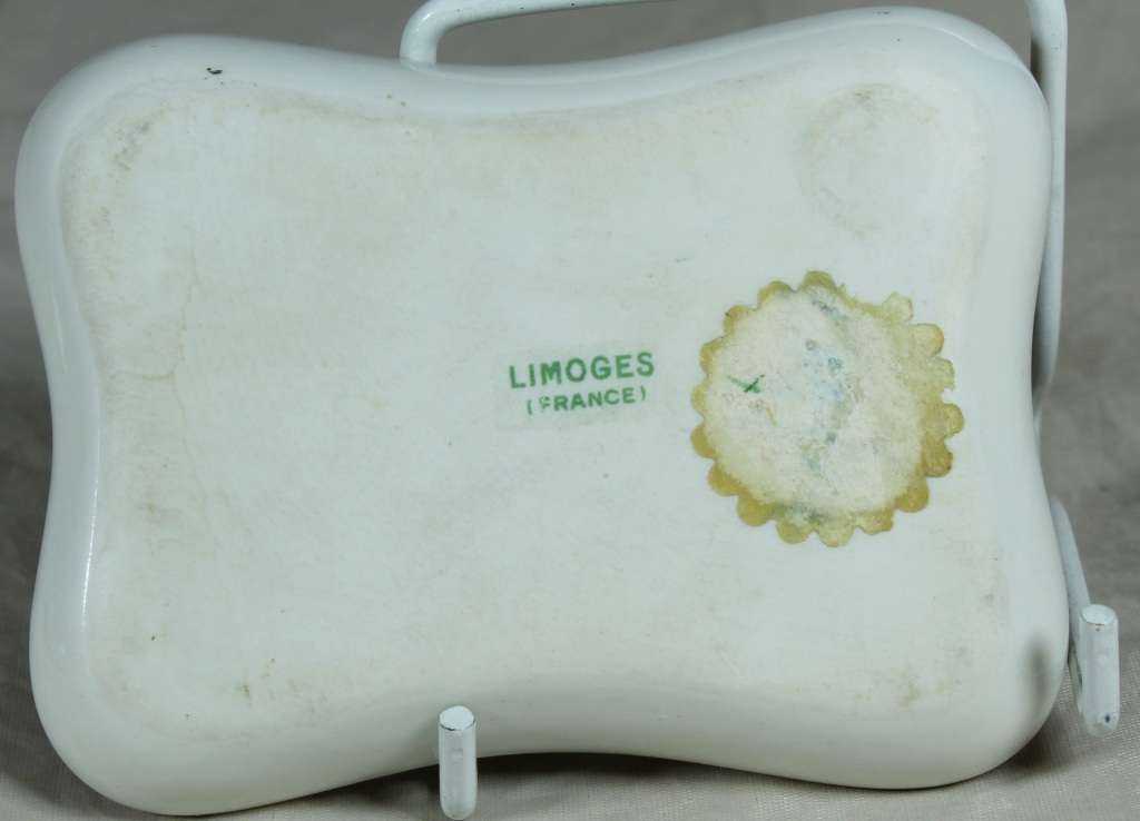 Limoges Trinket Plate - Lady & Gentleman Victorian - BID NOW!!!