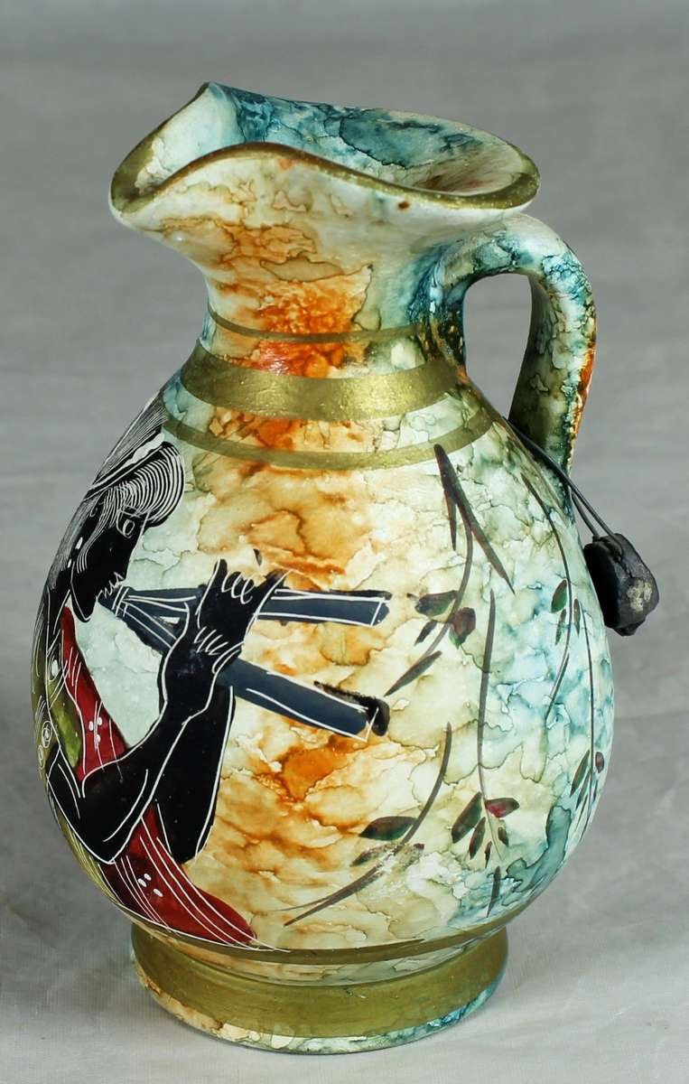 Achilles, Greek Mythology Art - Greek Pottery Vase - BID NOW!!!