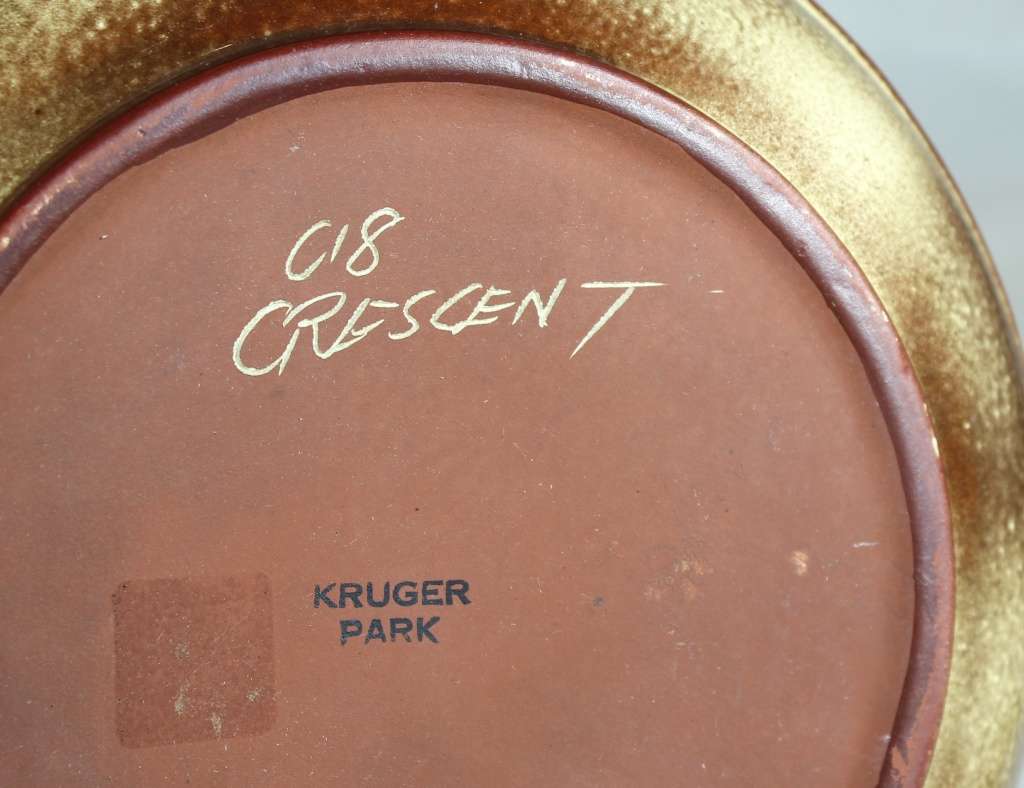 Pair of Large Crescent Ware Ashtrays - Kruger Park - BID NOW!!!