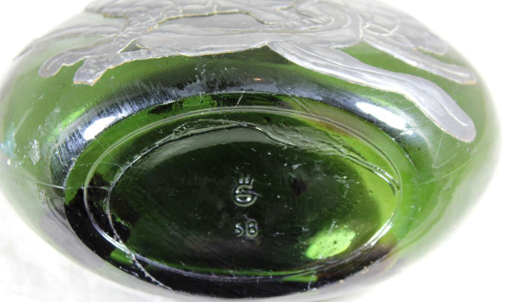 Bottle with Protea Pewter Work