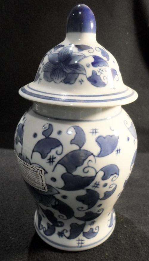 Genuine Ming Blue Porcelain Jar - Bid Now!!!