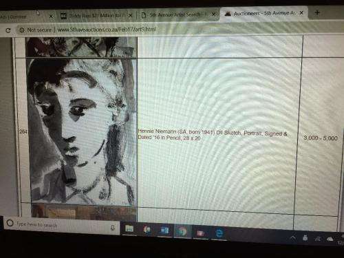 Hennie Niemann Snr (Born,1941) Oil Sketch,Signed and Dated 2016 in Pencil 28cm x 20cm, Nicely Framed