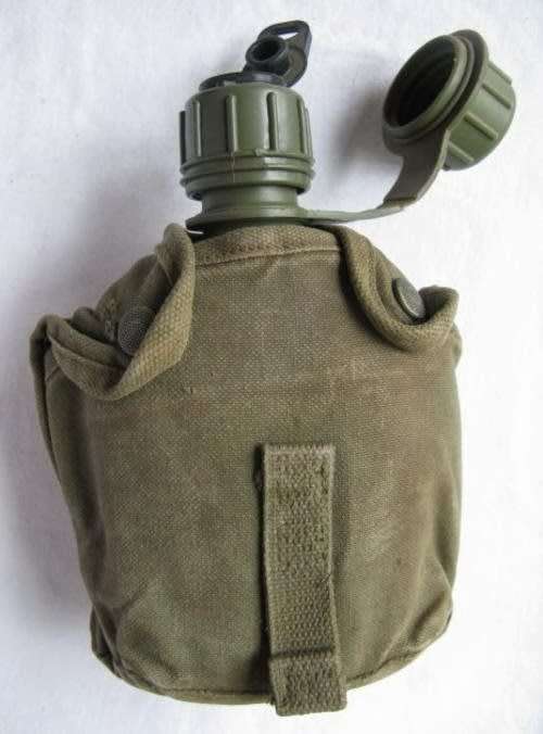 SADF border war water bottle with a pouch