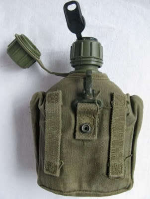 SADF border war water bottle with a pouch