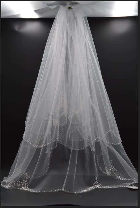romantic bridal wedding veil 80cm