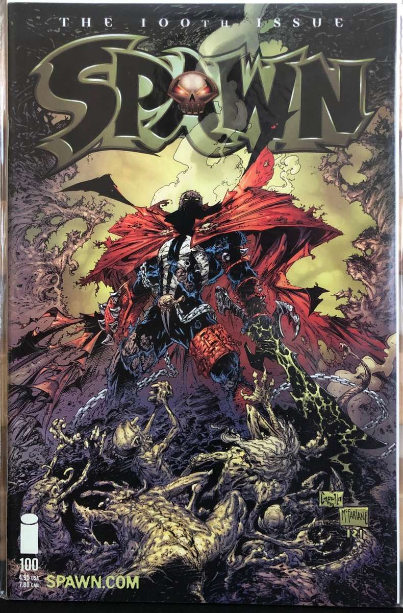 Spawn #100 (2000) - Greg Capullo Variant - Death of Angela