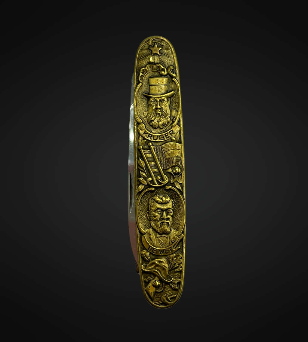 Vintage Boer War Pocket Knife - Paul Kruger & Christiaan de Wet, INOX Solingen, Germany
