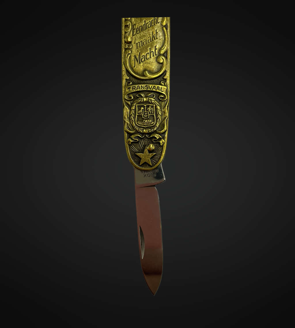 Vintage Boer War Pocket Knife - Paul Kruger & Christiaan de Wet, INOX Solingen, Germany