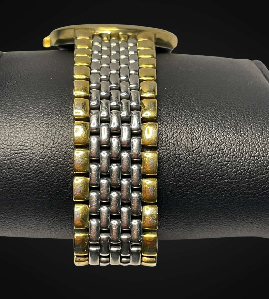 Omega DeVille Quartz 33mm Men's Gold Dial Swiss Made Vintage Watch - Working