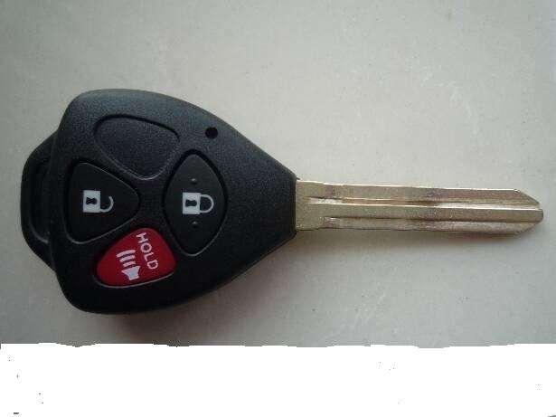 Toyota 3 Button Hilux/Fortuner replacement key