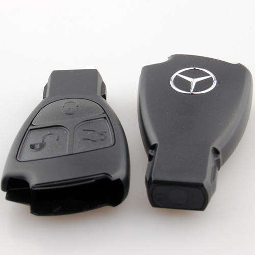 Mercedes 3 button black remote casing for C class/E class