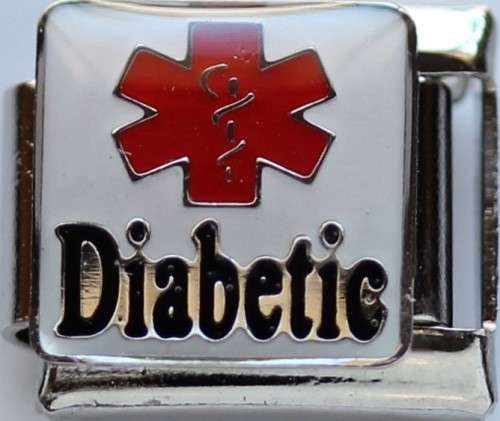 *Christmas Special* Italian charms - Medic Alert - Diabetic