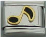 Italian charms - Music note