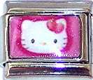 Wholesale Italian charms - Hello Kitty Pink
