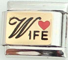 Italian charms (Fits Nomination) - Wife