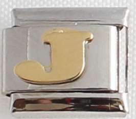 Italian charms (Fits Nomination) - Letter J