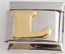 Italian charms (Fits Nomination) - Letter L