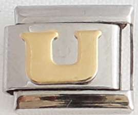 Italian charms (Fits Nomination) - Letter U