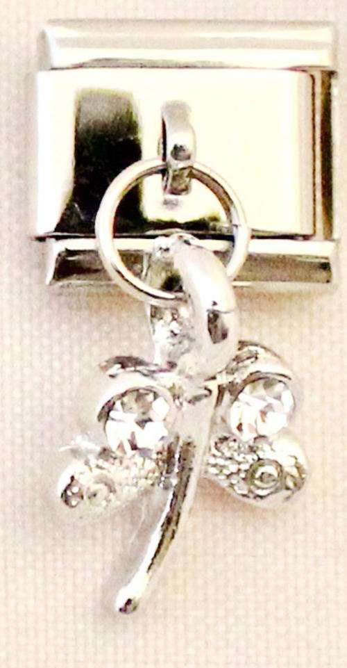Italian charms (Fits Nomination) - Dangle Dragonfly