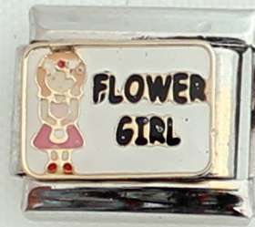 Italian charms (Fits Nomination) - Flower Girl