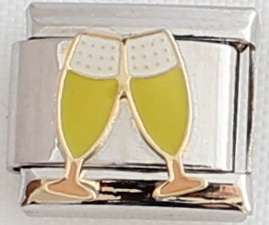 Italian charms - Champagne (Fits Nomination)