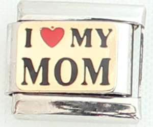 Italian charms - I Love my Mom (Fits Nomination)