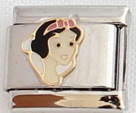 Italian charms (Fits Nomination) - Snow white