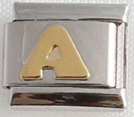 Italian charms - Letter A (Fits Nomination)