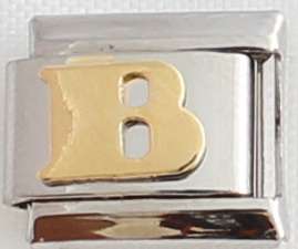 Italian charms (Fits Nomination) - Letter B