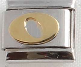 Italian charms (Fits Nomination) - Letter O
