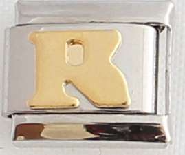 Italian charms (Fits Nomination) - Letter R