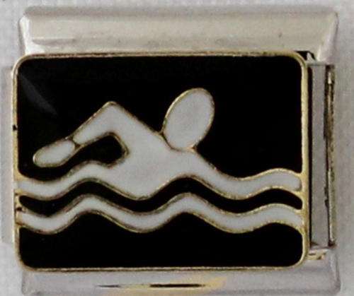 **Christmas Special** Italian charms - Swimming (Fits Nomination)