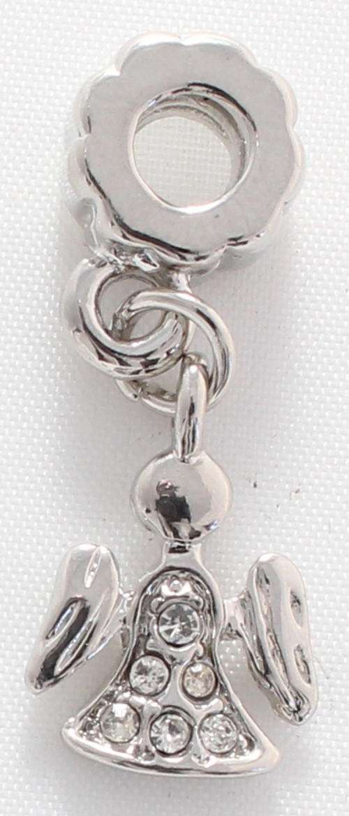 European Charm -  Dangle Angel Metal Charm