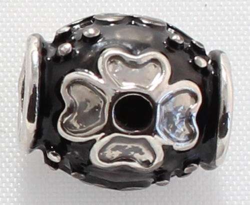 New Pandora style/European  -  White Flower