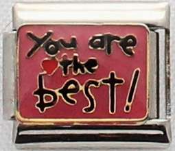 *CHRISTMAS SPECIAL* -Italian charms - You are the best (Fits Nomination)