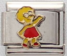 **Christmas Special** Italian charms - Lisa Simpson (Fits Nomination)