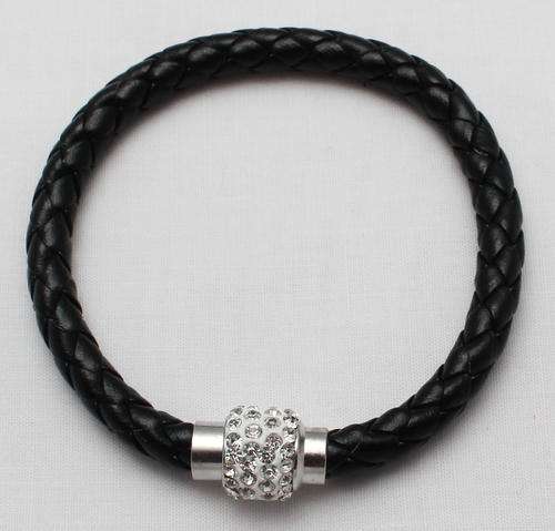 **Christmas Special** Black Rhinestone Magnetic Bracelet