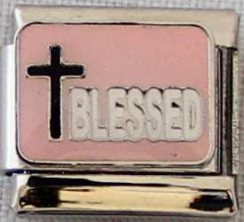 **Christmas Special** Italian charms - Blessed (Fits Nomination)