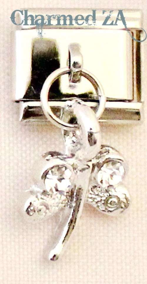 Italian charms - Dangle Dragonfly (Fits Nomination)