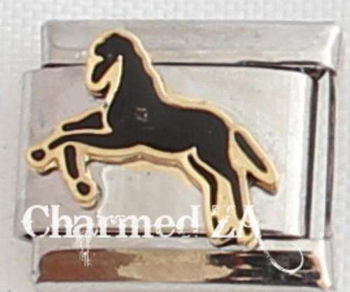 *Christmas Special* Italian charms - Black Stallion (Fits Nomination)