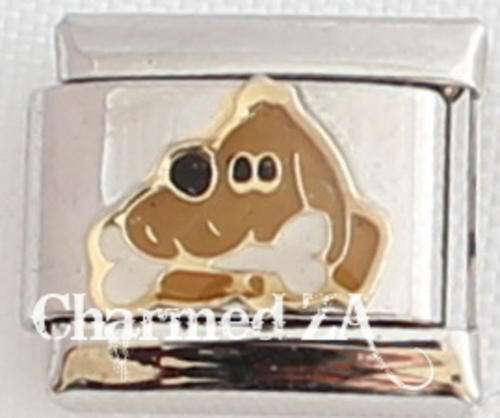 **Christmas Special - Italian charms - Dog with bone (Fits Nomination)
