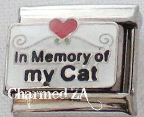 *September SPECIAL* Italian charms - In Memory of My Cat (Fits Nomination)
