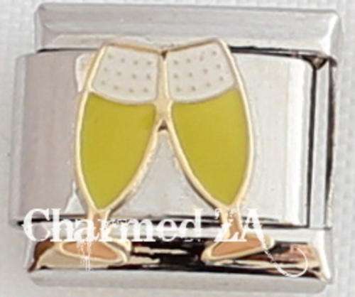 Italian charms - Champagne (Fits Nomination)
