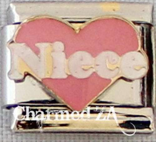 Italian charms - Niece Pink (Fits Nomination)